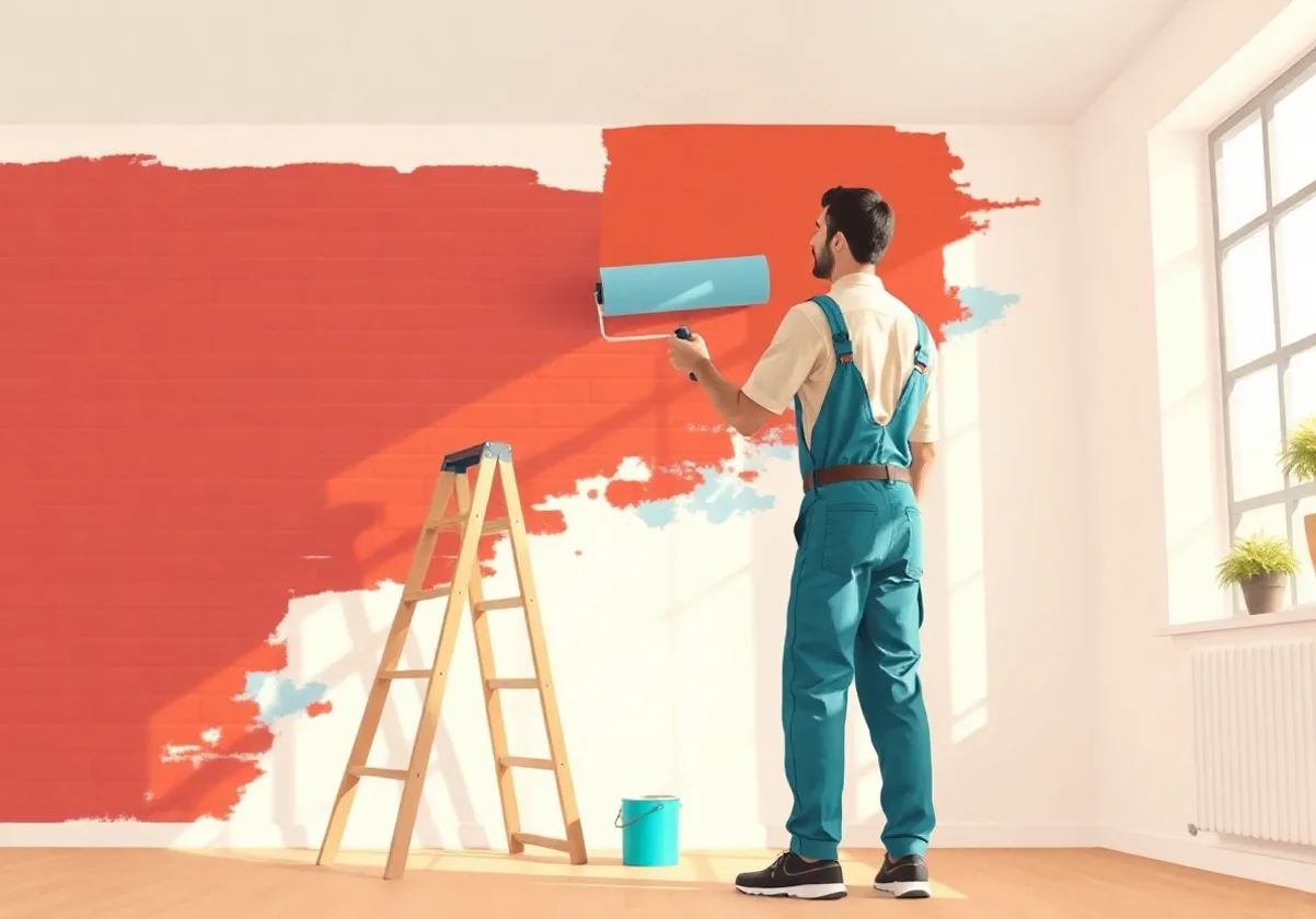 Peintre Port-de-Bouc 13110 en intervention sur un chantier